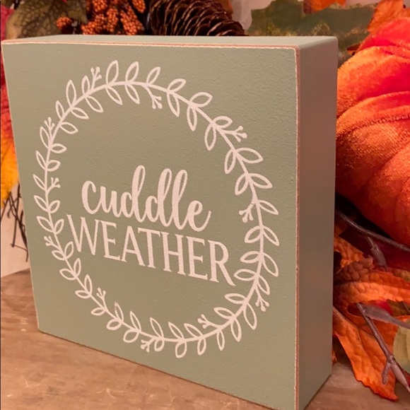 Last 1❗️Fall Harvest Farmhouse Cuddle Weather Sign - Picture 3 of 3